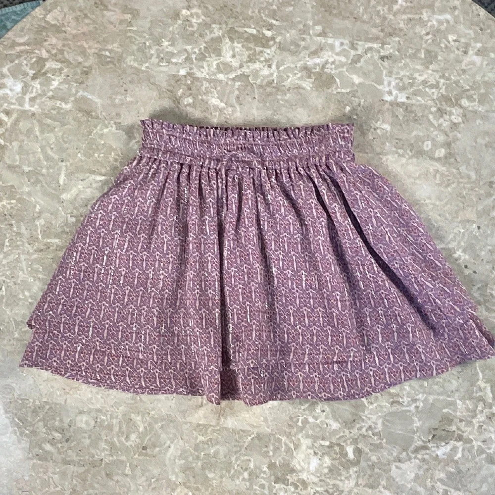 Zara Purple Elastic Waist Skort Size 11-12 - Picture 1 of 5
